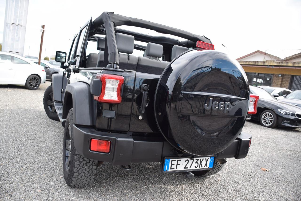 Jeep Wrangler 4X4 Unlimited 2.8 CRD Rubicon Autom. MOTORE NUOVO - GANCIO - FULL
