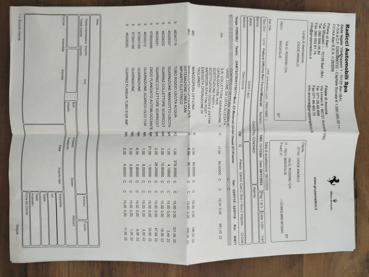 Maserati Ghibli V6 Diesel 275 CV