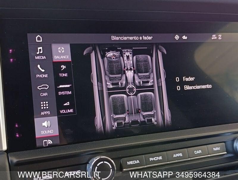 Porsche Macan 2.9 GTS*volante GT Sport*SOUND BOSE*PASM*RADIO DAB+*Sedile 18 vie*TELECAMERA TOP VIEW*SEDILI RISC*