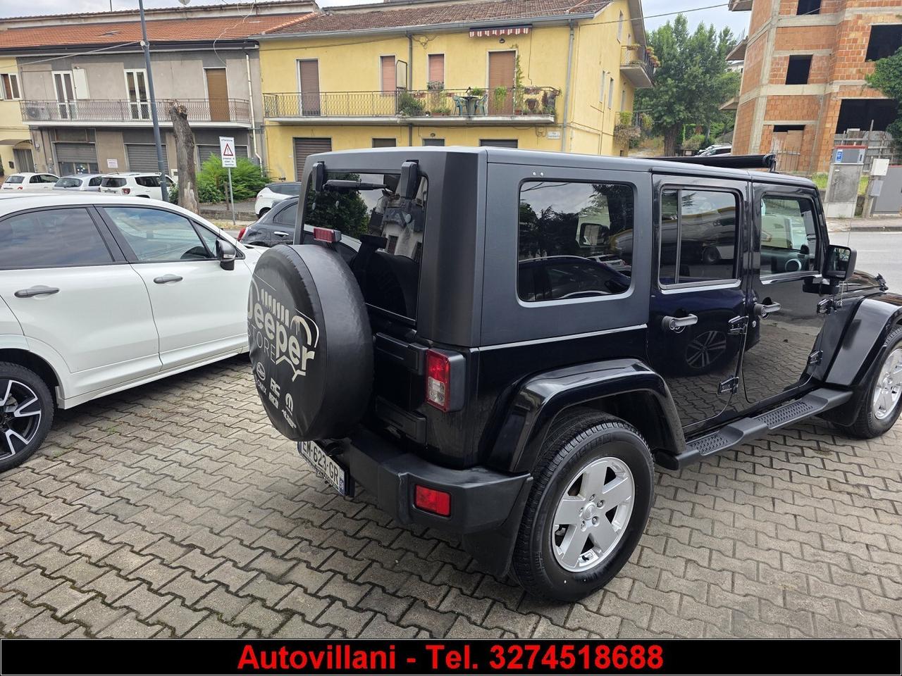 JEEP Wrangler Unlimited 2.8 CRD sahara cv 180