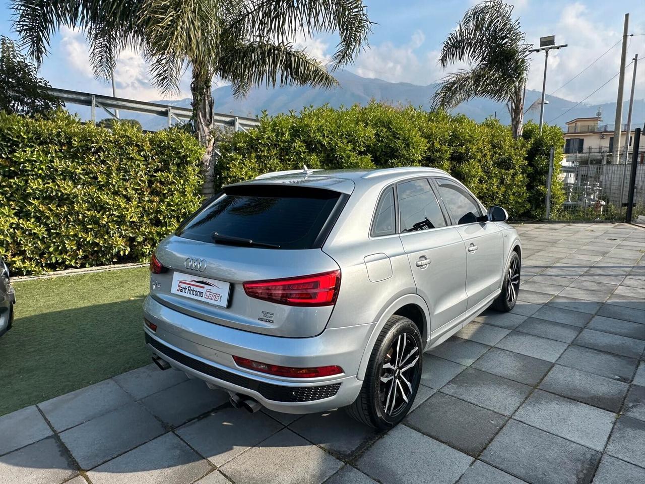 Audi Q3 2.0 TDI 150 CV quattro STRONIC S-LINE INT-ESTERNO 2015 FARI matrix LED-INT PELLE