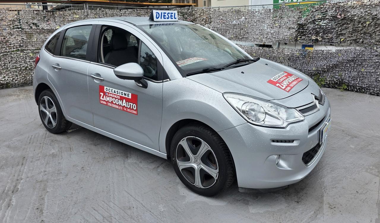 Citroen C3 1.5 HDi 75Cv Feel Edition X NEOPATENTATO ZAMPOGNAUTO CT