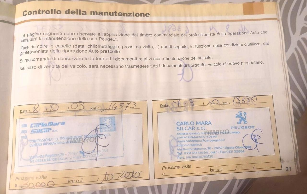 PEUGEOT 107- CONSUMI RIDOTTI- NEOPATENTATI