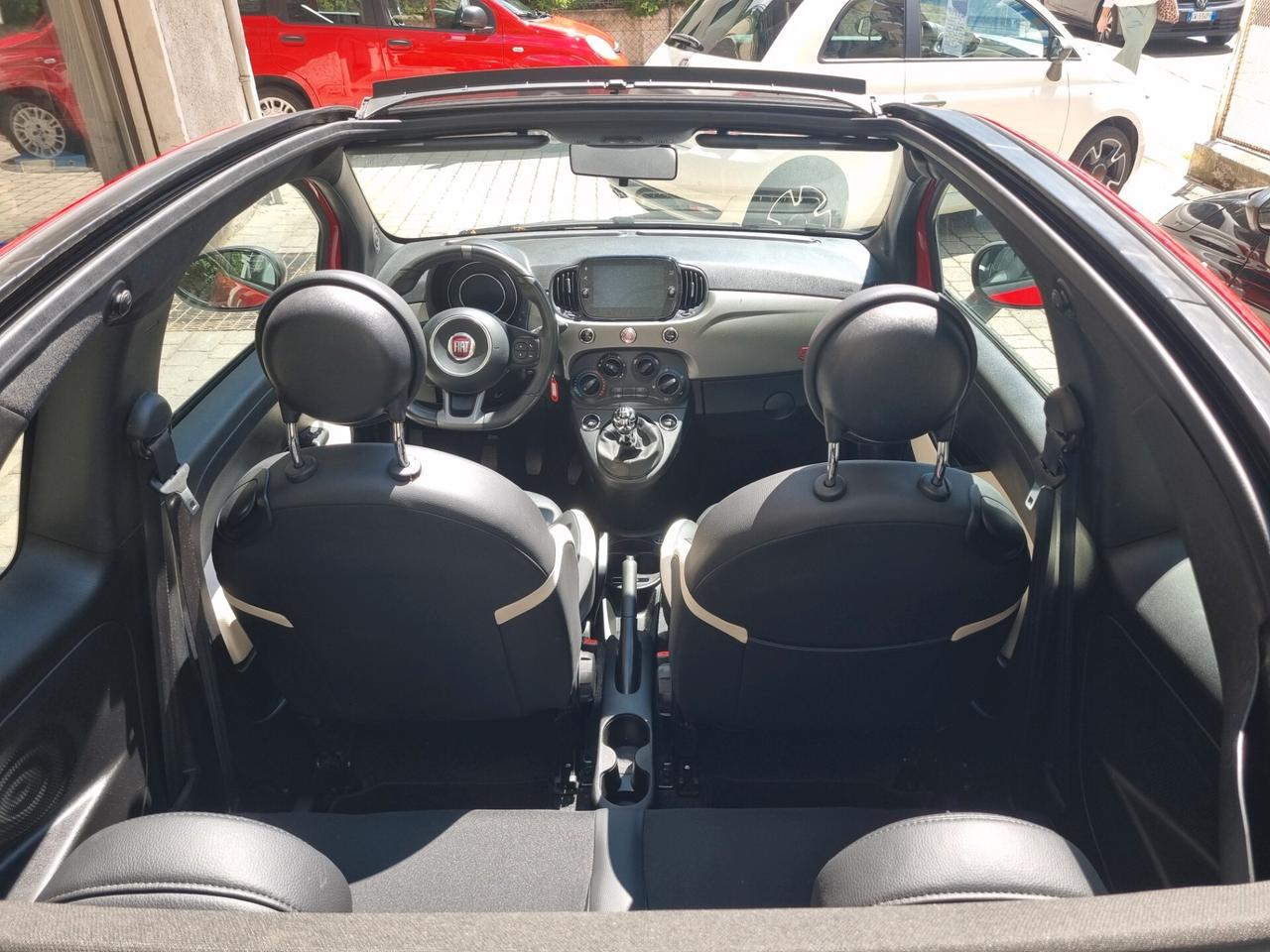 Fiat 500 S cabrio 69cv km65000 10/2018 neopat