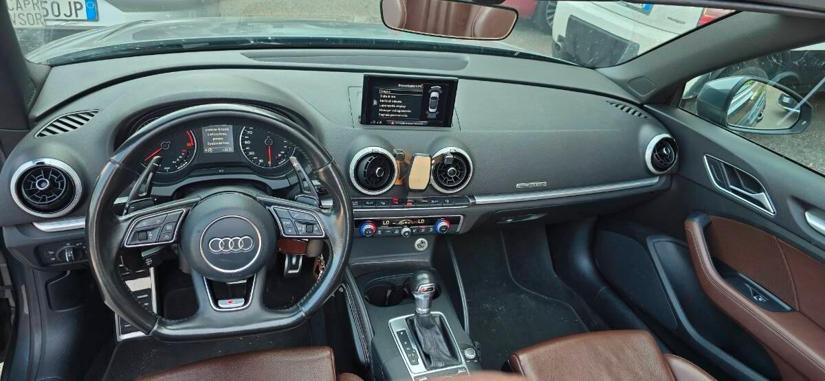 Audi A3 III 2016 Cabriolet Cabrio 4x4 edition 184cv S-LINE *GAR 2ANNI AUDI