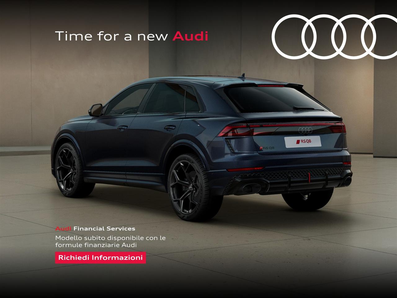 Audi RSQ8 rs 4.0 mhev 48v performance 640cv tiptronic