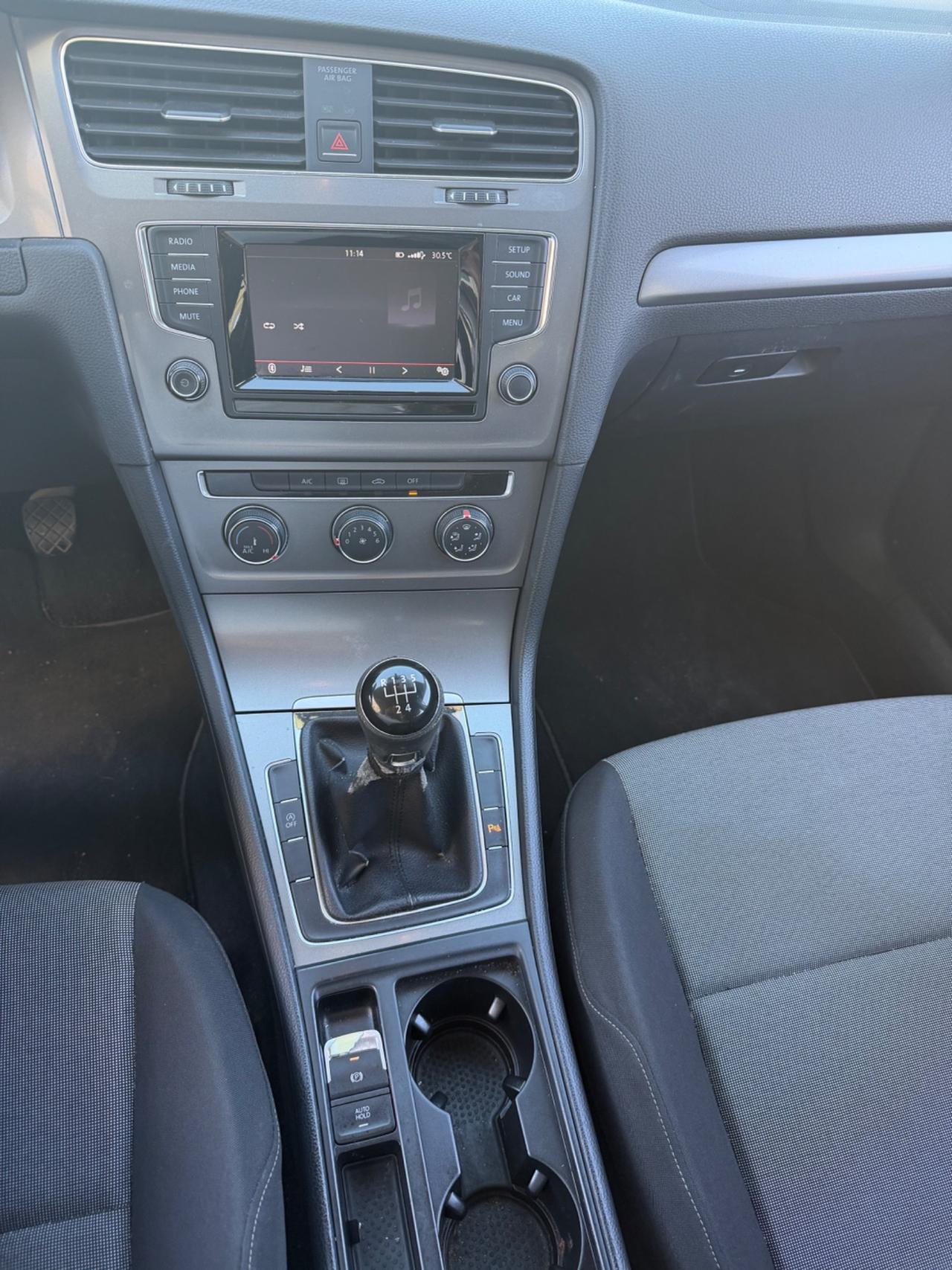 Volkswagen Golf 7 1.6 diesel 90 CV 5 porte