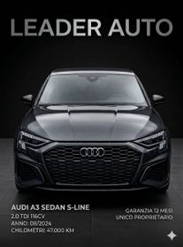 Audi A3 Sedan 30 TDI S line Edition 116 cv