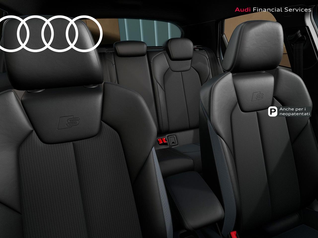 Audi A1 sportback 30 1.0 tfsi identity black 116cv s-tronic