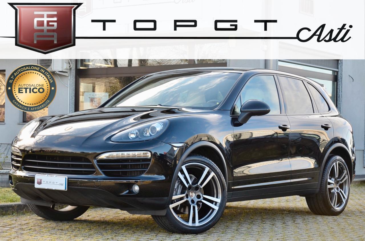 PORSCHE CAYENNE 3.0 V6 TDI 245cv TIPTRONIC, SERVICE BOOK PRESENTE, UFF ITALIANA, PELLE TOTALE, 21″, PERMUTE