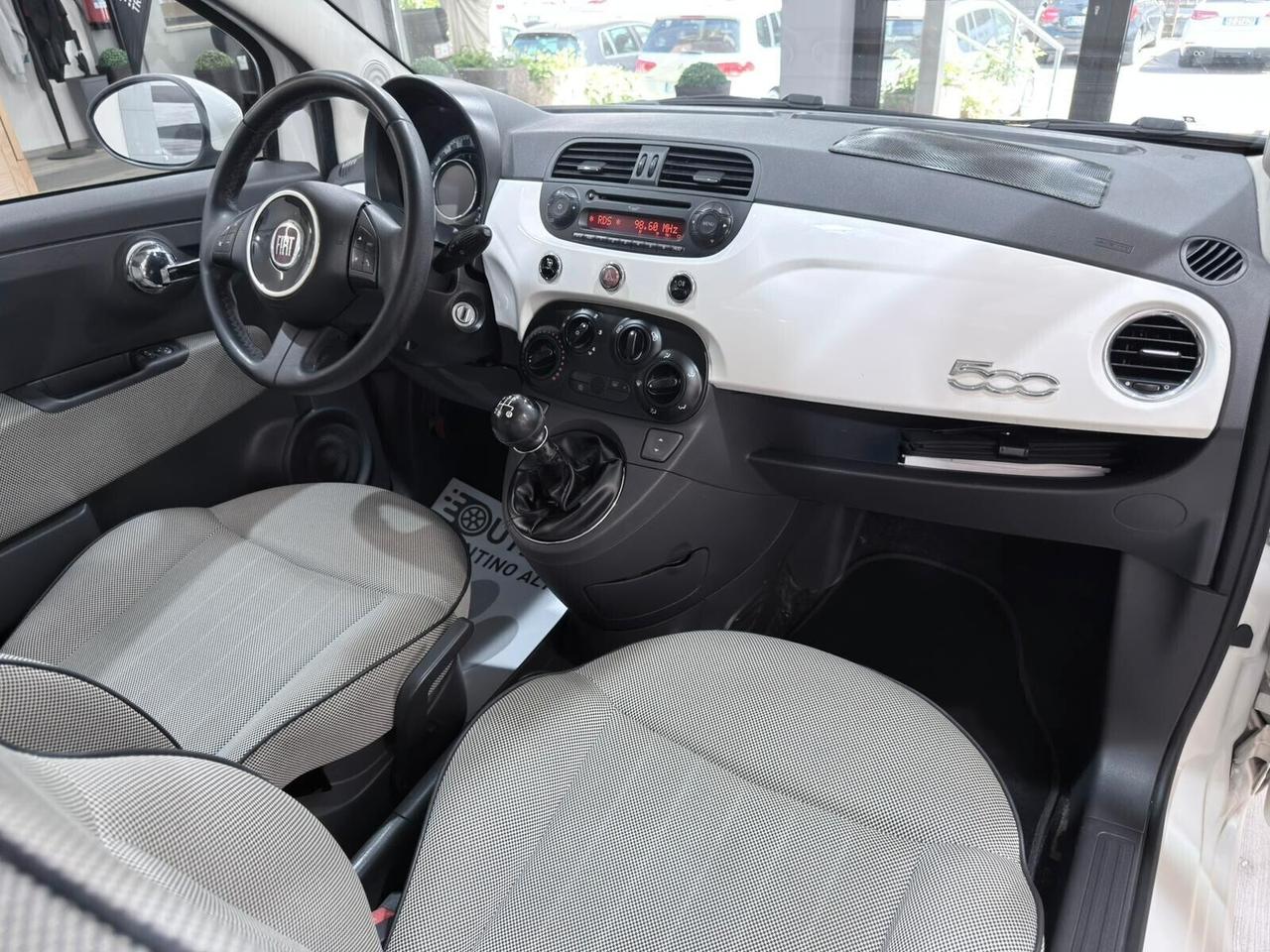 FIAT 500 1.2 69cv TETTO PANORAMICO NEOPATENTATI