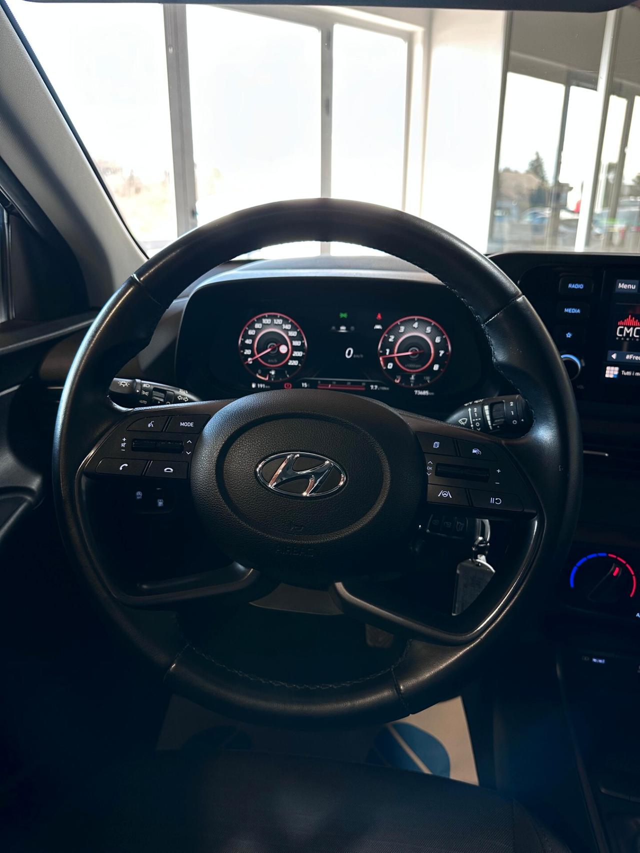 Hyundai i20 III 2022 1.2 mpi Connectline *UniProprietario *NeroMetallizzato*Cerchi inLega *AppleCarplay*Retr