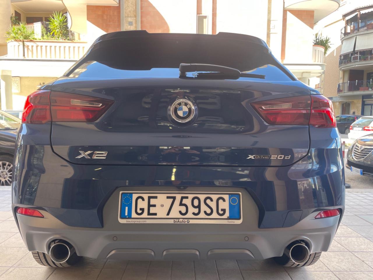 Bmw X2 xDrive20d Msport-X TETTO NAVY LED 19
