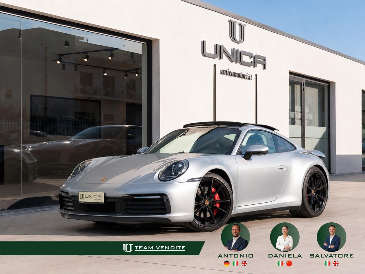 Porsche 992 911 COUPE' 3.0 450 CV CARRERA 4S PASM ITALIANA TETTO