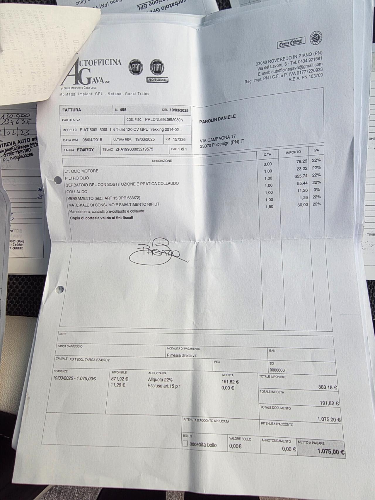 Fiat 500L 1.4 T-Jet 120 CV GPL Trekking