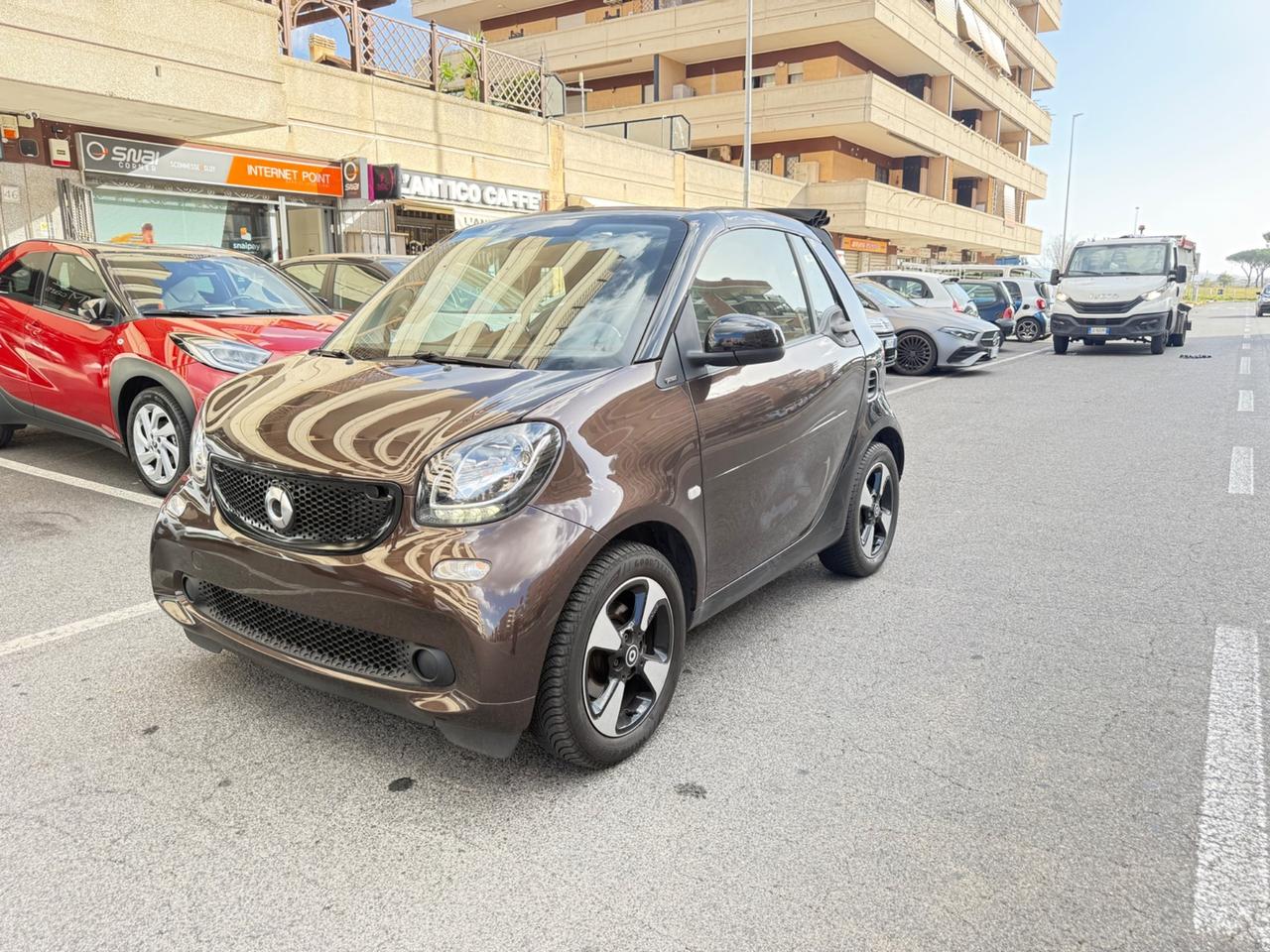 Smart ForTwo 70 1.0 twinamic cabrio Perfect LED PDC BLUETOOTH CERCHI 16 PELLE SOLO 25000 KM