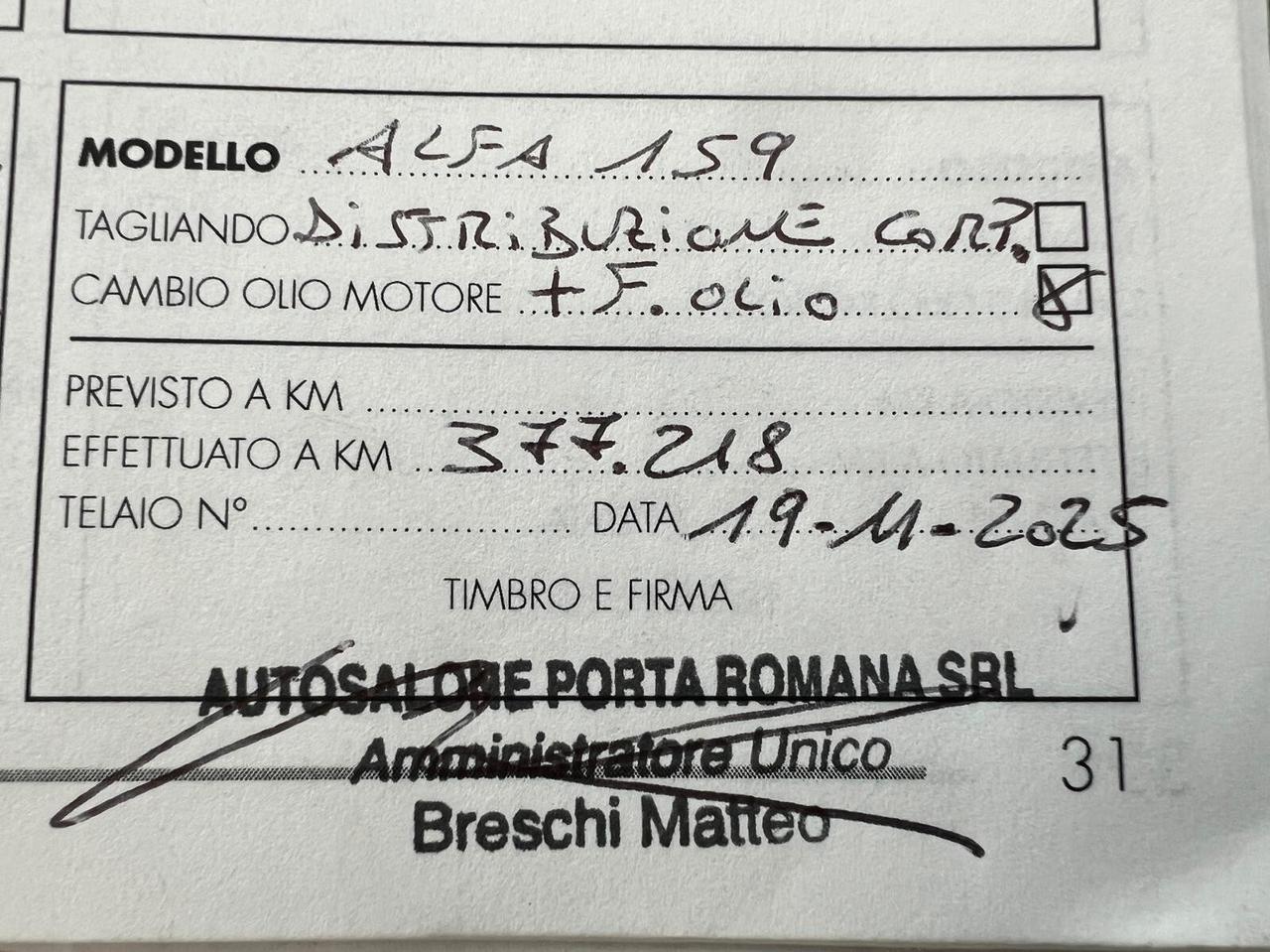 Alfa Romeo 159 2.0 JTDm Sportwagon Elegante