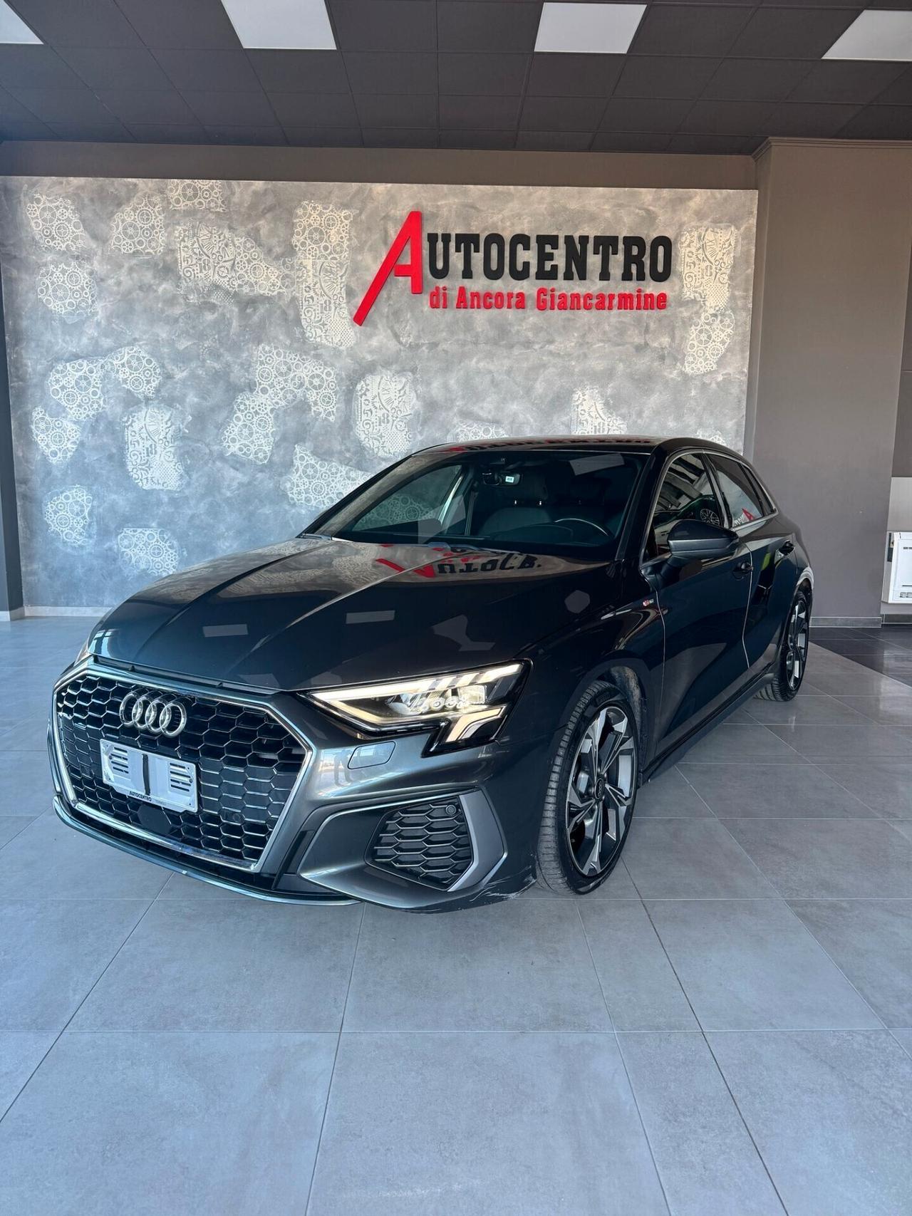 AUDI A3 SBACK MY2023 2.0 TDI STRONIC 116CV SLINE EDITION