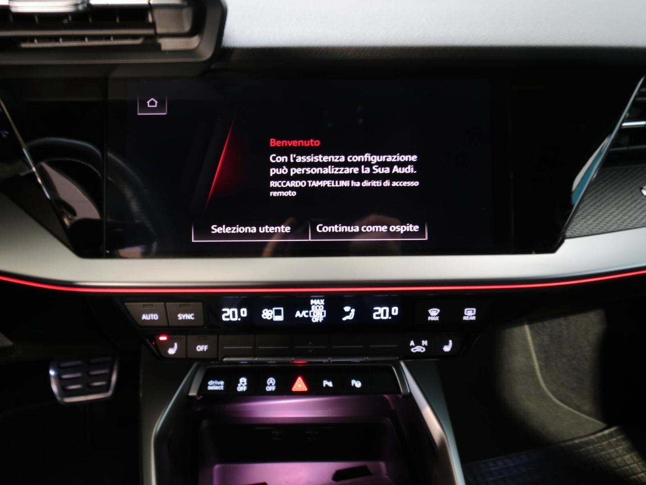 Audi RS3 SPB 400 CV TFSI Quattro S-Tronic