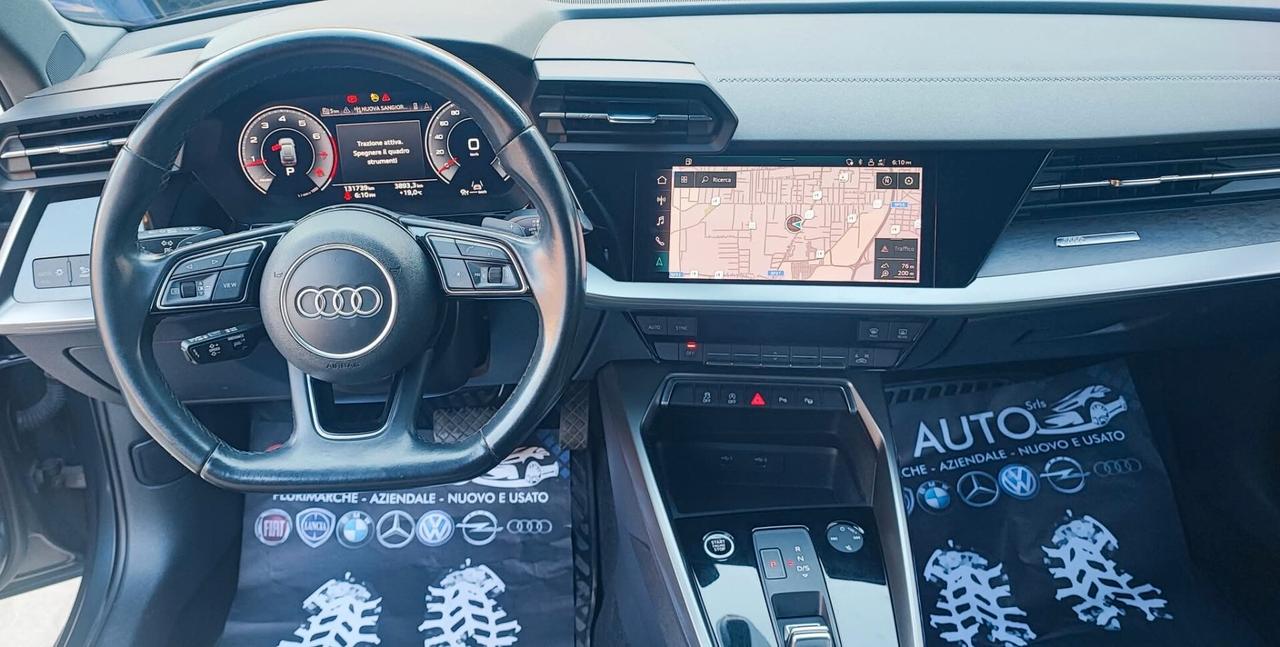 Audi A3 30 automatica metano di serie 2022
