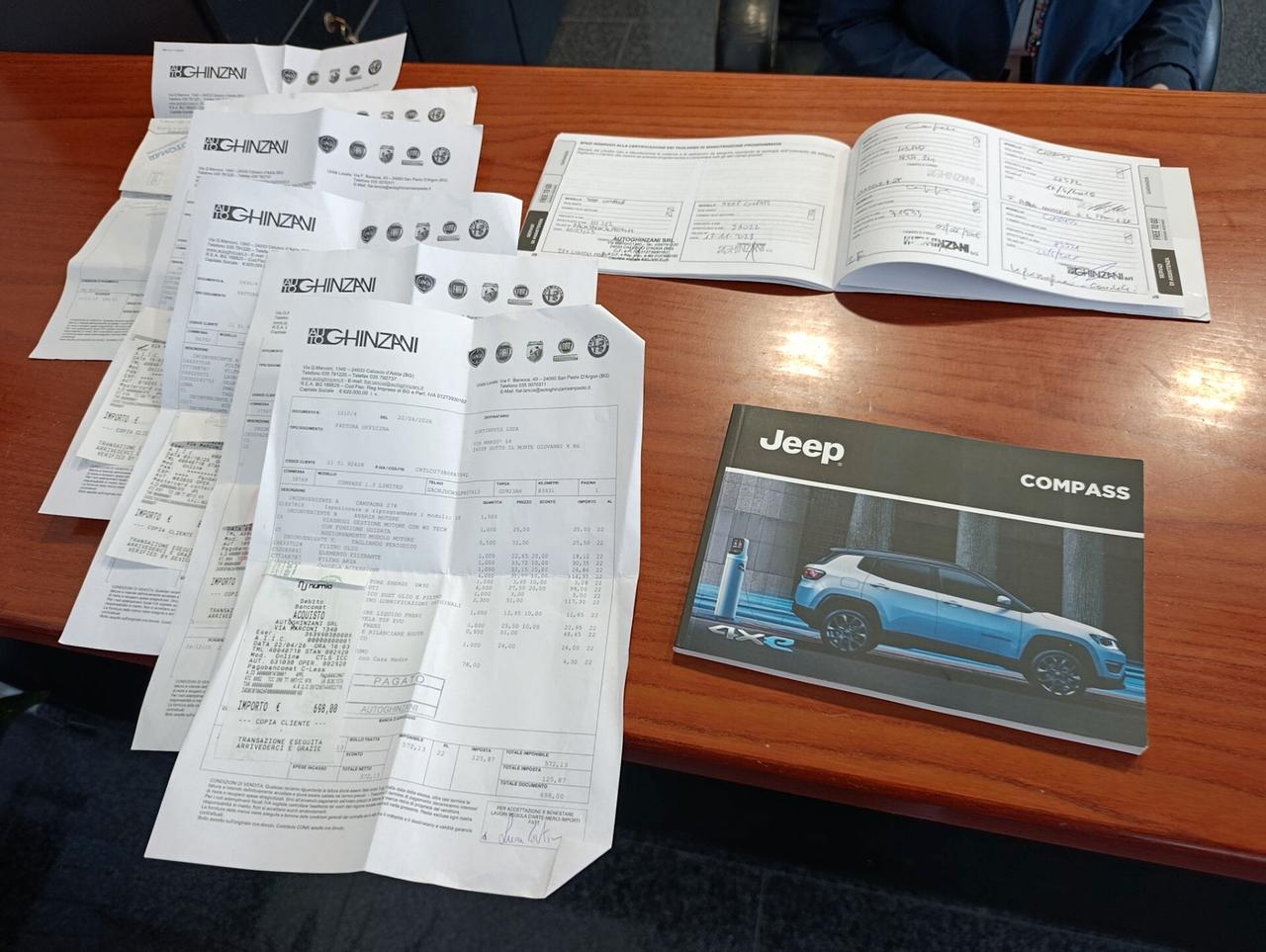 Jeep Compass 1.3 Turbo T4 190 CV PHEV AT6 4xe Limited