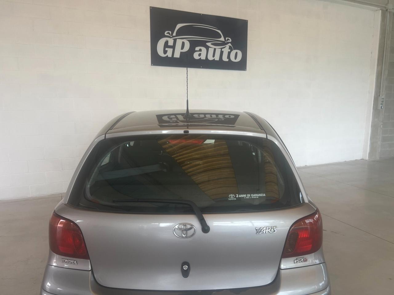 Toyota Yaris 1.4 tdi D-4D cat 5 porte Sol UNICA PROPRIETARIA KM 104.281