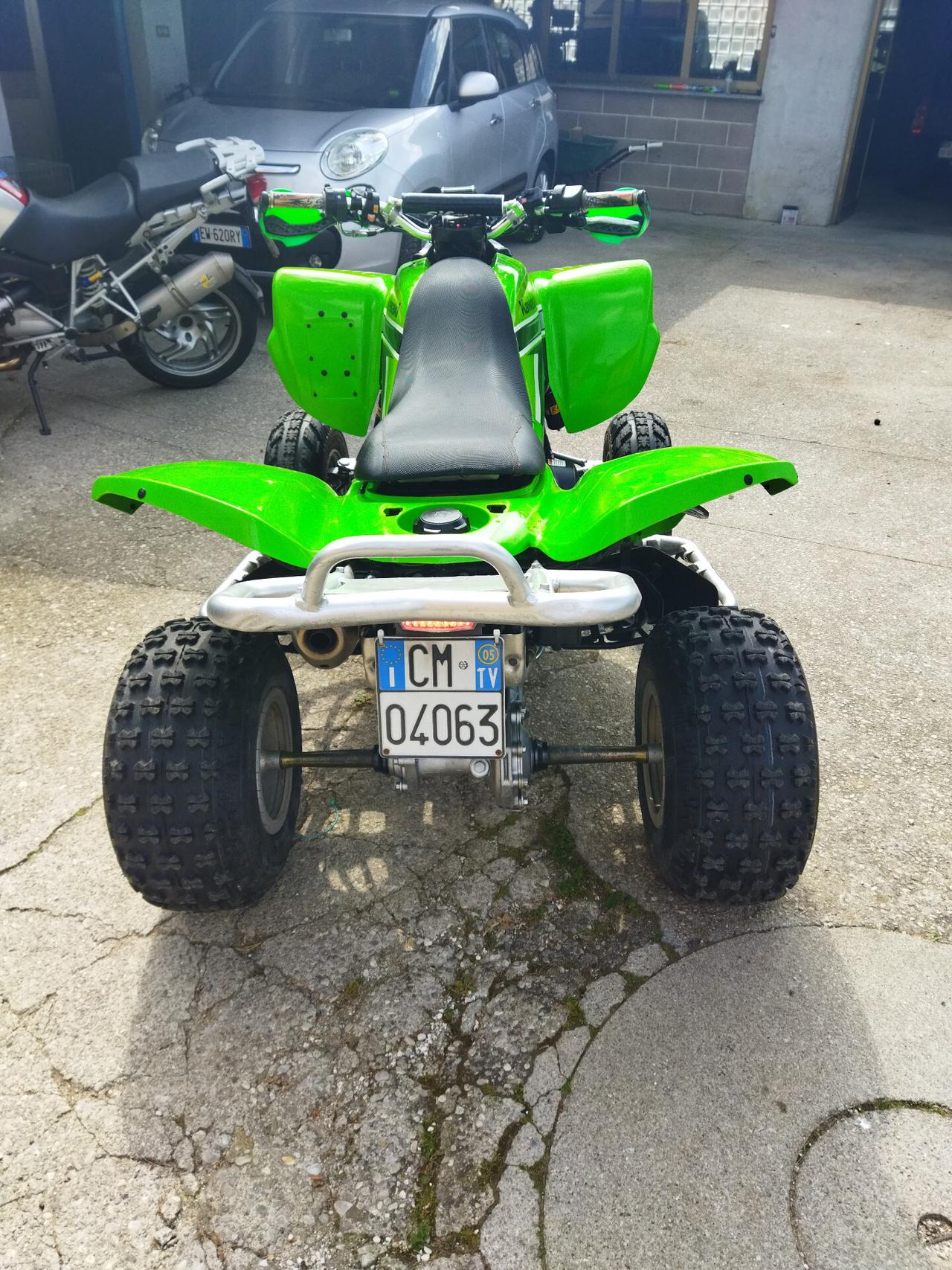 Kawasaki KFX 700 sospensioni ELKA a gas