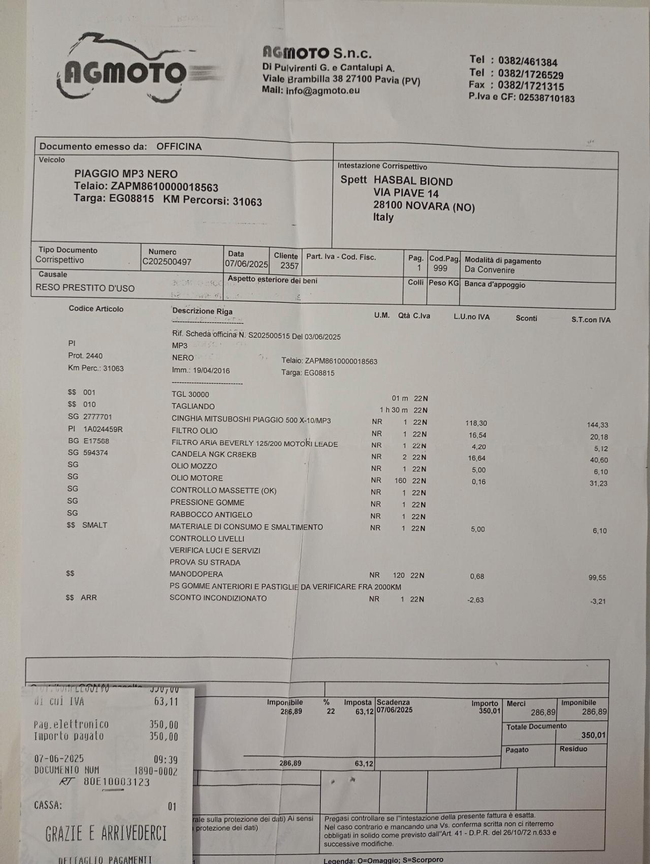 Piaggio MP3 500 LT SPORT ie