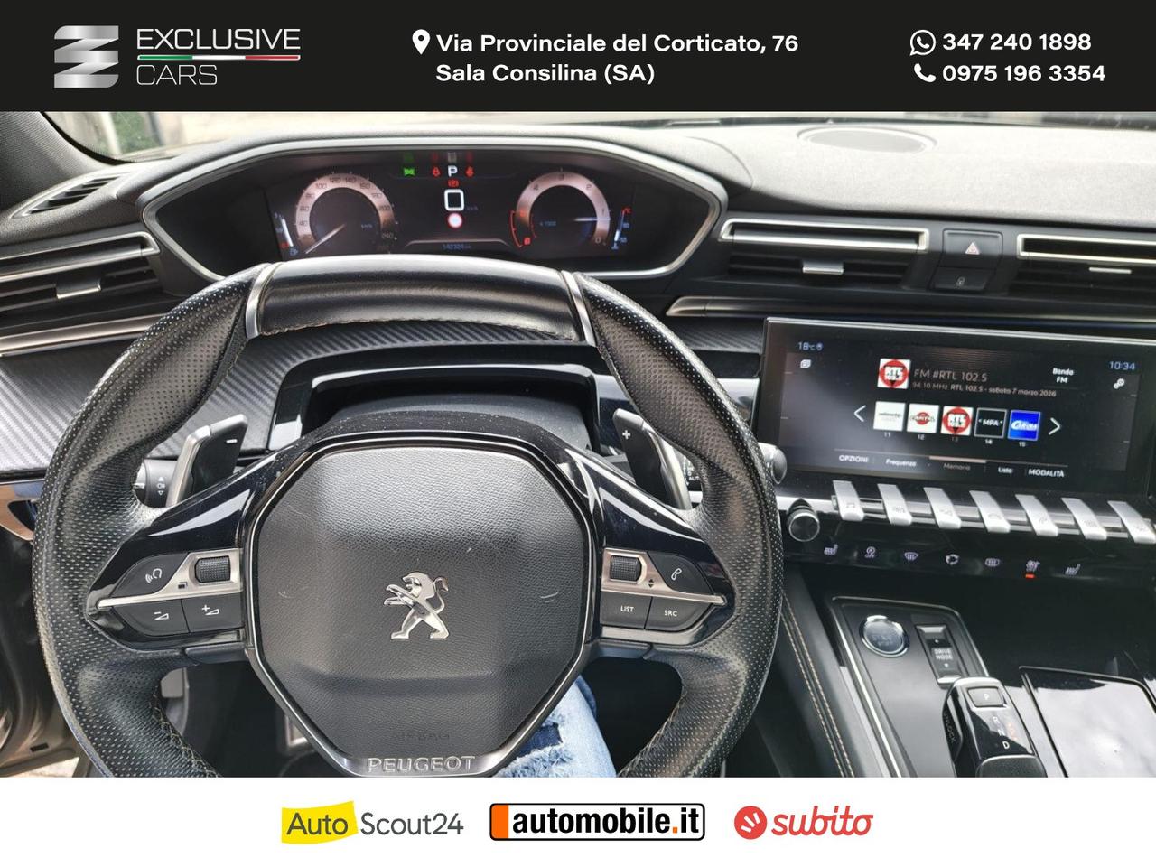 PEUGEOT 508 BlueHDi 160 S&S EAT8 SW GT Line