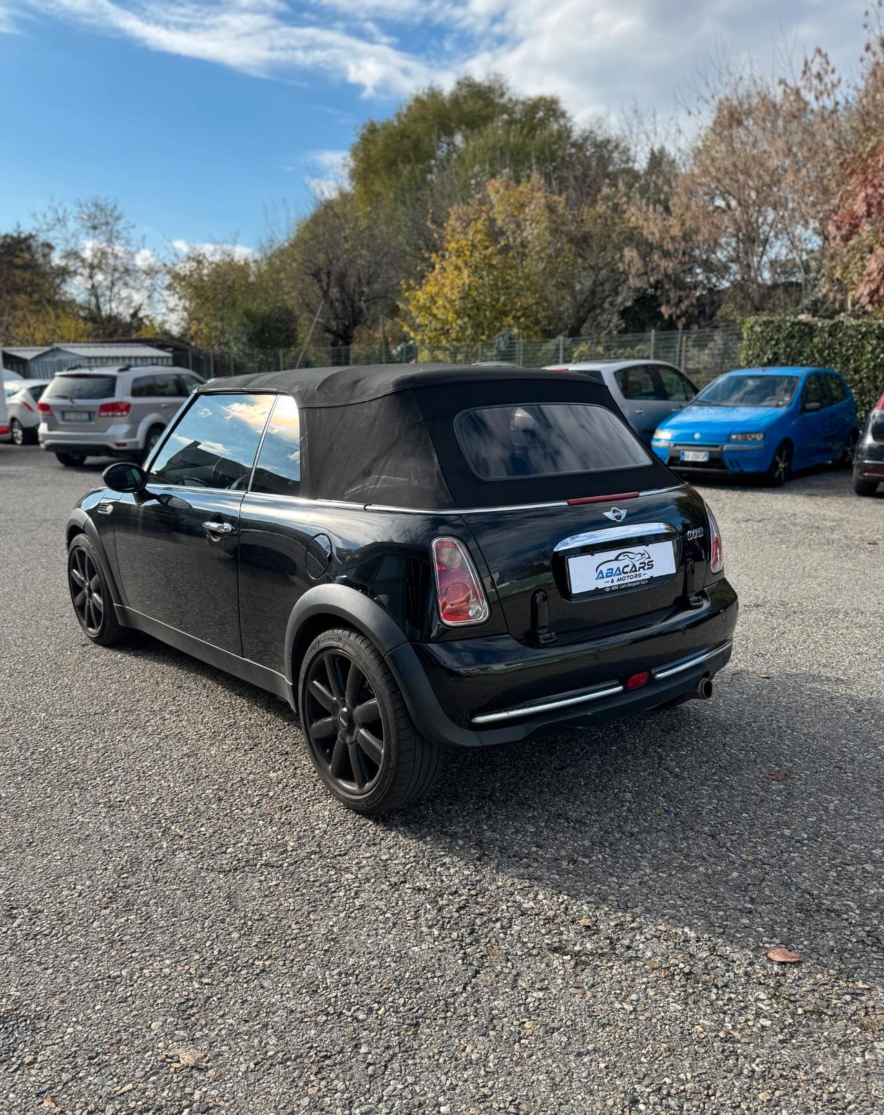 Mini Cabrio 1.6 85kw Benz *Catena Distribuz.*doppio treno di cerchi lega*