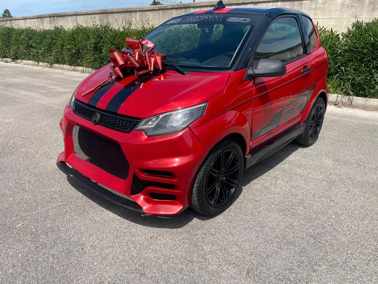 Minicar Aixam City GTO red TUNING