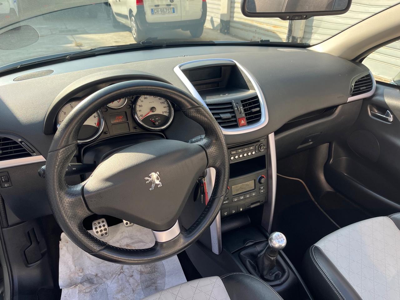 Peugeot 207 1.6 VTi 120CV CC Roland Garros GANCIO TRAINO