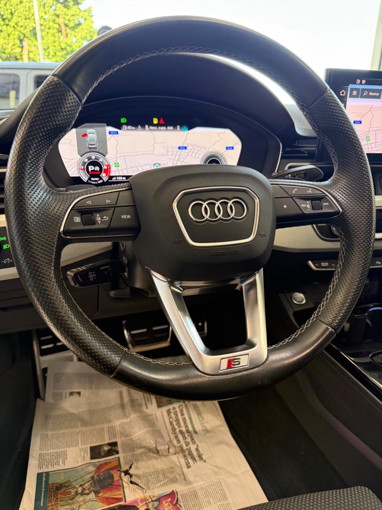 Audi A5 SPB 40 TDI S.LINE EDITION TETTO APRIBILE,VIRTUAL COCKPIT, PACCHETTO LUCI SOFFUSE INTERNE,TELECAMERA