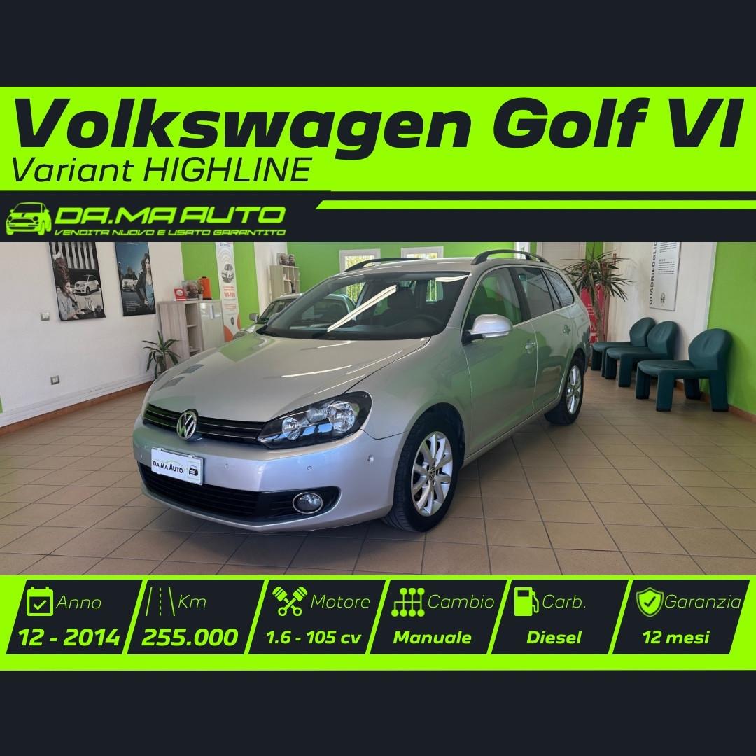 Volkswagen Golf Variant 1.6 TDI Highline BlueMotion Tech