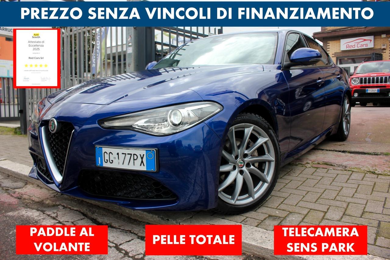 ALFA ROMEO GIULIA 2.2 190cv EAT8 PADDLE VOLANTE *PREZZO VERO* UNIPRO- TAGLIANDO ALFA ROMEO
