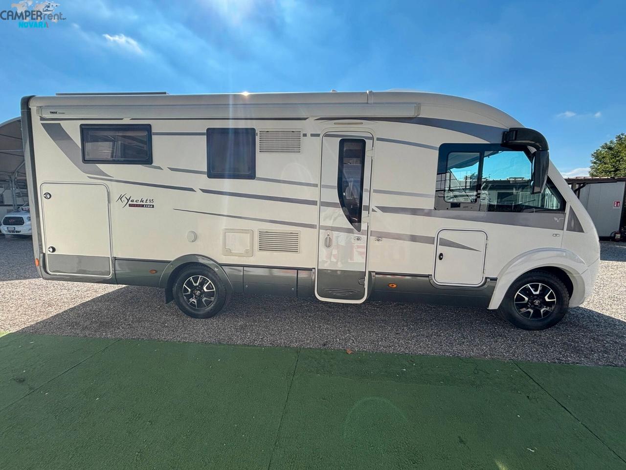 MOBILVETTA K.YACHT 85 TEKNO LINE - Motorhome con letti gemelli ed ampio garage