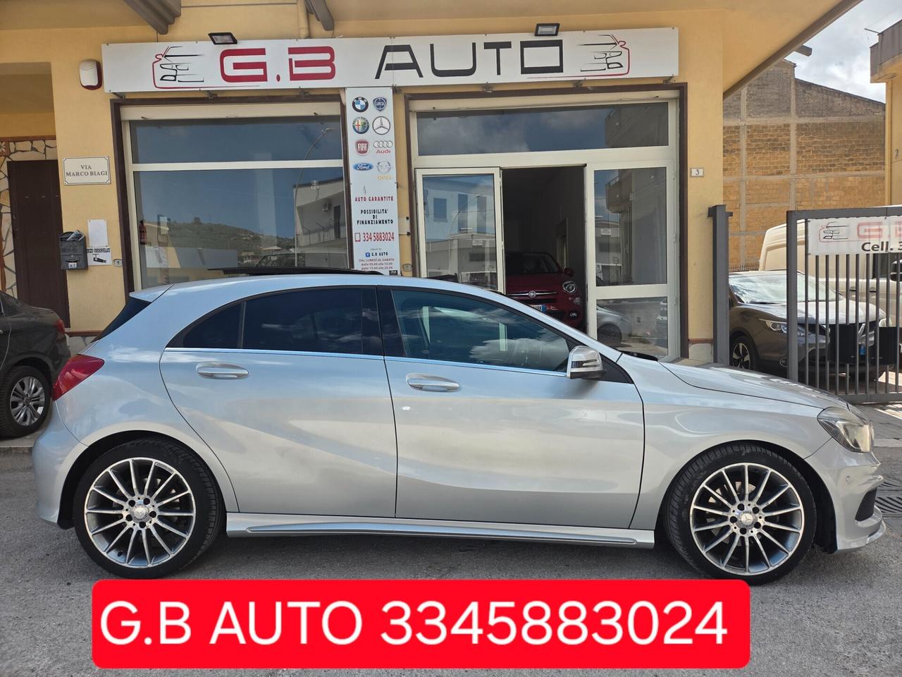 MERCEDES A200 PREMIUM TETTO APRIBILE 136CV KMCERTIF
