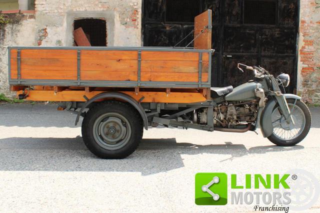 MOTO GUZZI Ercole Motocarro 3 ruote con cassone in legno