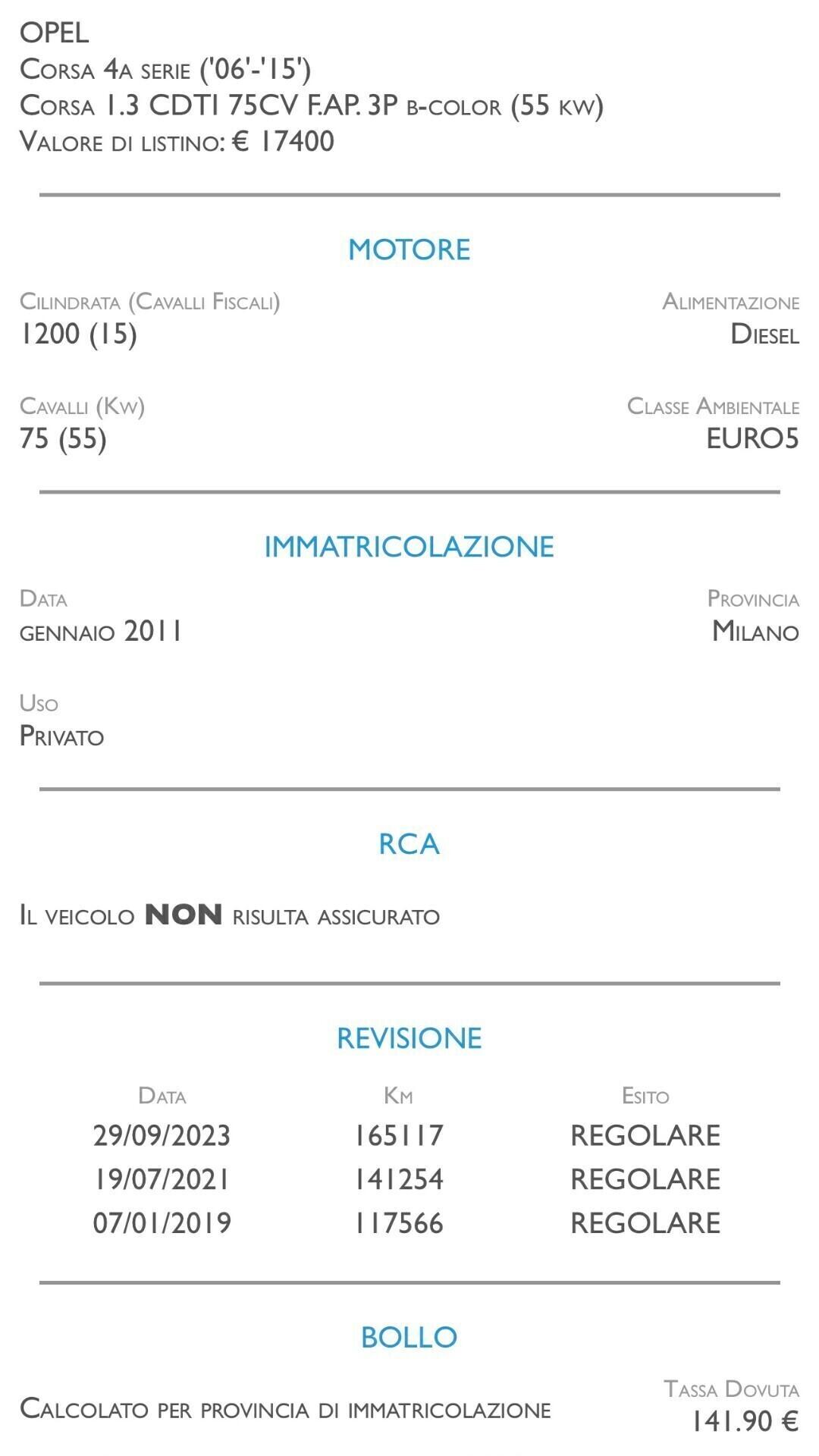 Opel Corsa 1.3 CDTI 75CV F.AP. 3 porte Elective - NEOPATENTATI