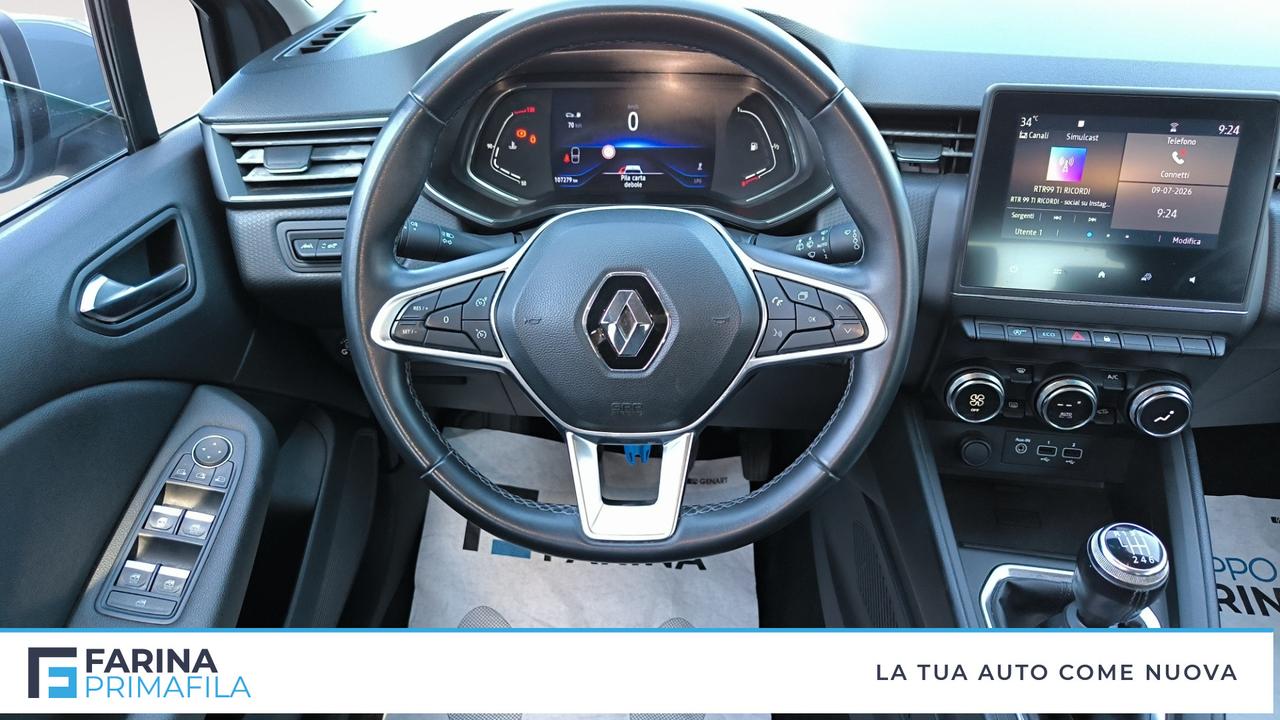 RENAULT Clio V 2019 - Clio 1.0 tce Intens Gpl 100cv
