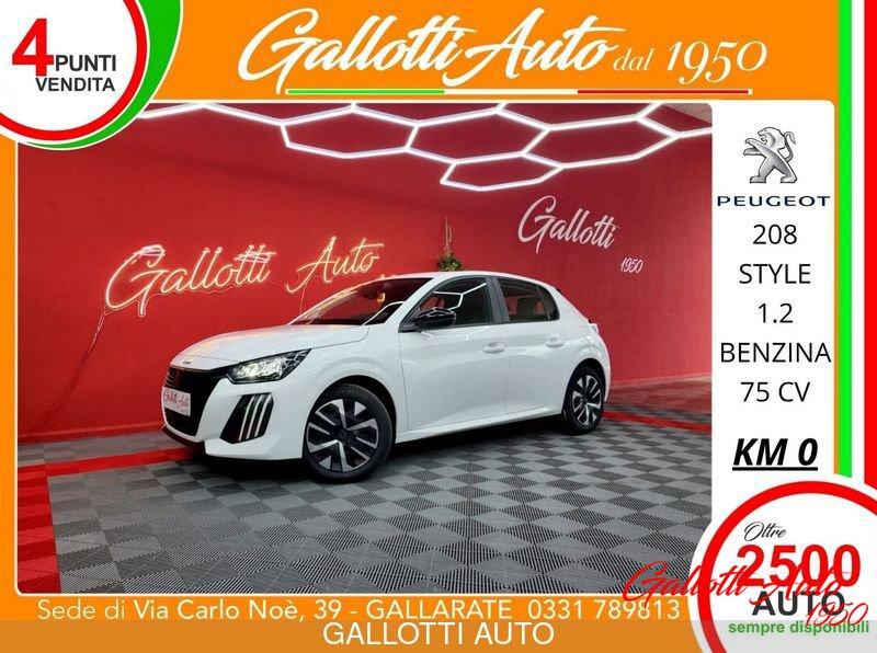 Peugeot 208 PureTech 75 S&S Style-NESSUN OBBL. FIN.
