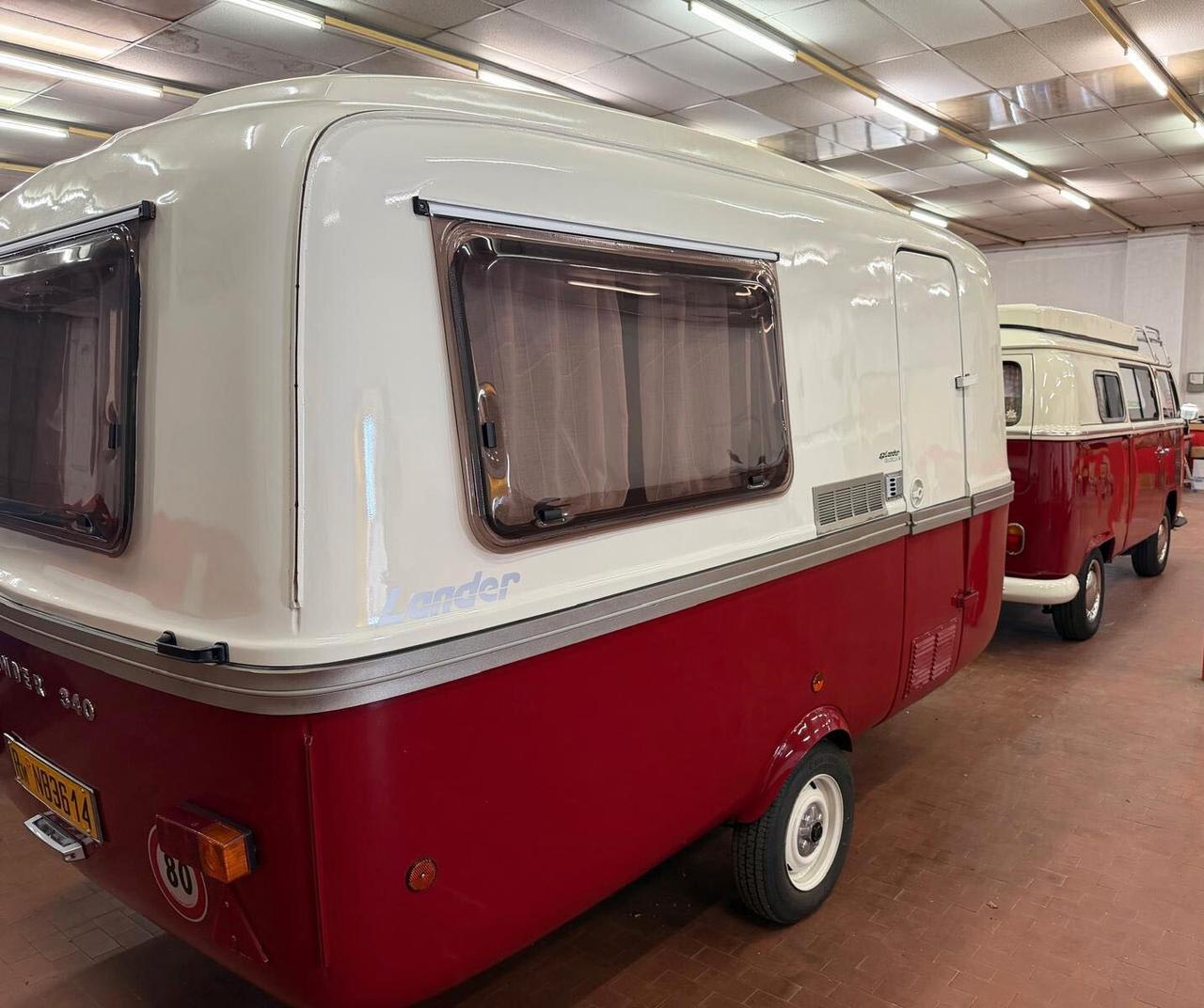 Volkswagen T2a + Roulotte Lander 340 Bora