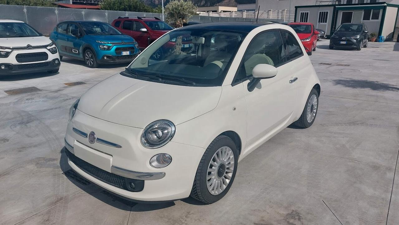 Fiat 500 1.2 Lounge 2015 con tetto panoramico