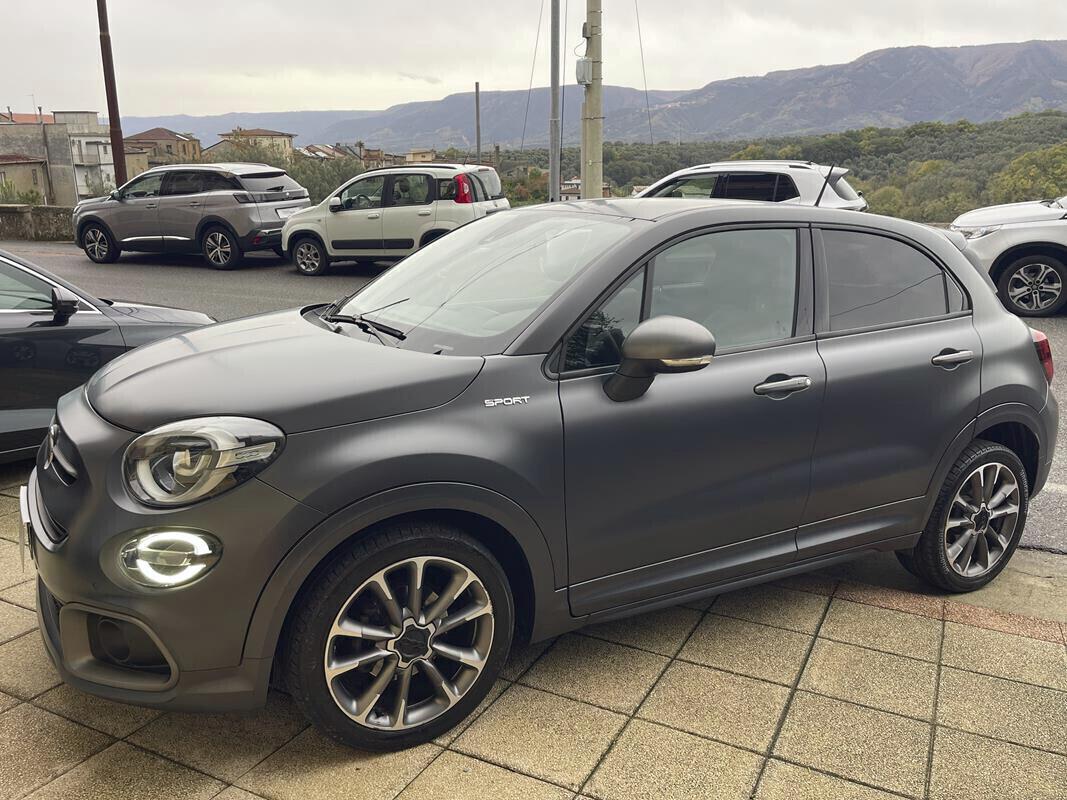 Fiat 500X 1.6 MultiJet 130 CV Sport Fari Full LED, Retrocamera, Navigatore, Cerchi 18, Grigio opaco
