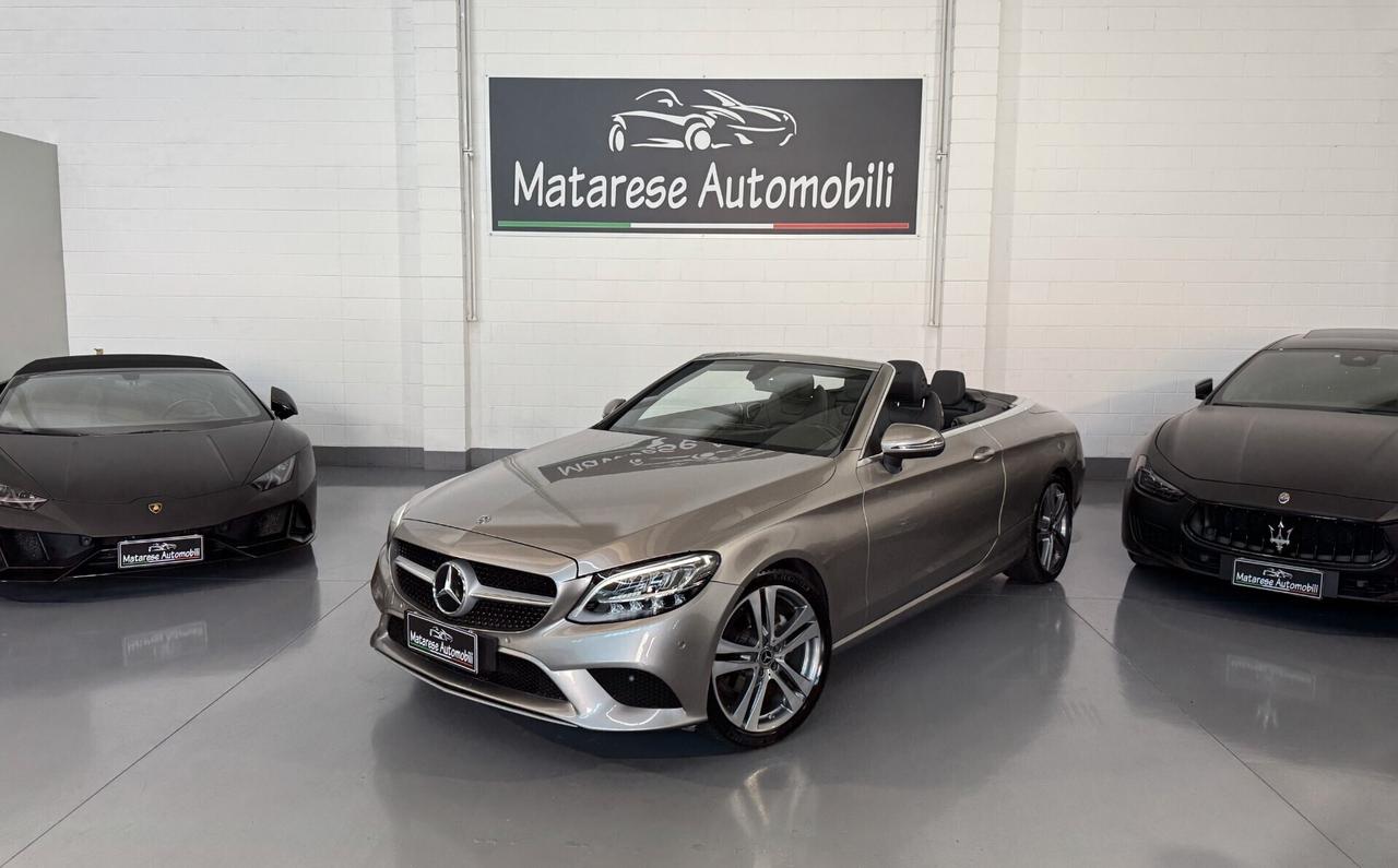 Mercedes-Benz C 220 Cabrio FullLed Burmaster 1Proprietario Certificata
