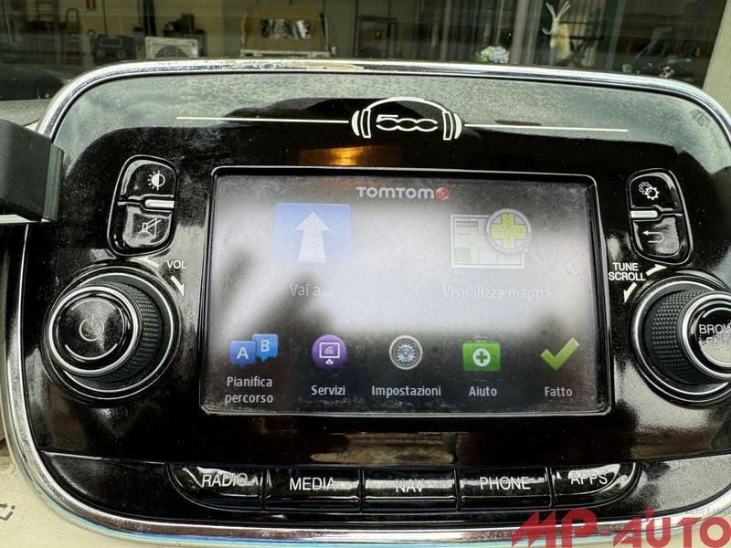 FIAT 500C 1.2 69cv Dualogic INTERNO IN PELLE - CLIMA AUTOMATICO DIGITALE