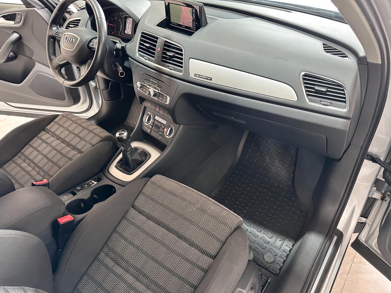 Audi Q3 2.0 TDI quattro AllRoad 140cv UNICO PROP – LED – NUOVA