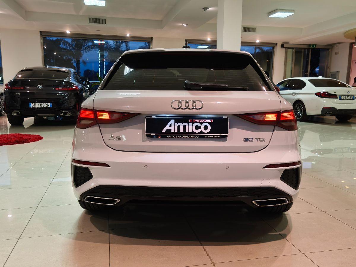 AUDI A3 SPB Sportback 2.0 TDI 116 CV S-tronic S-line Cockpit/18'/Led