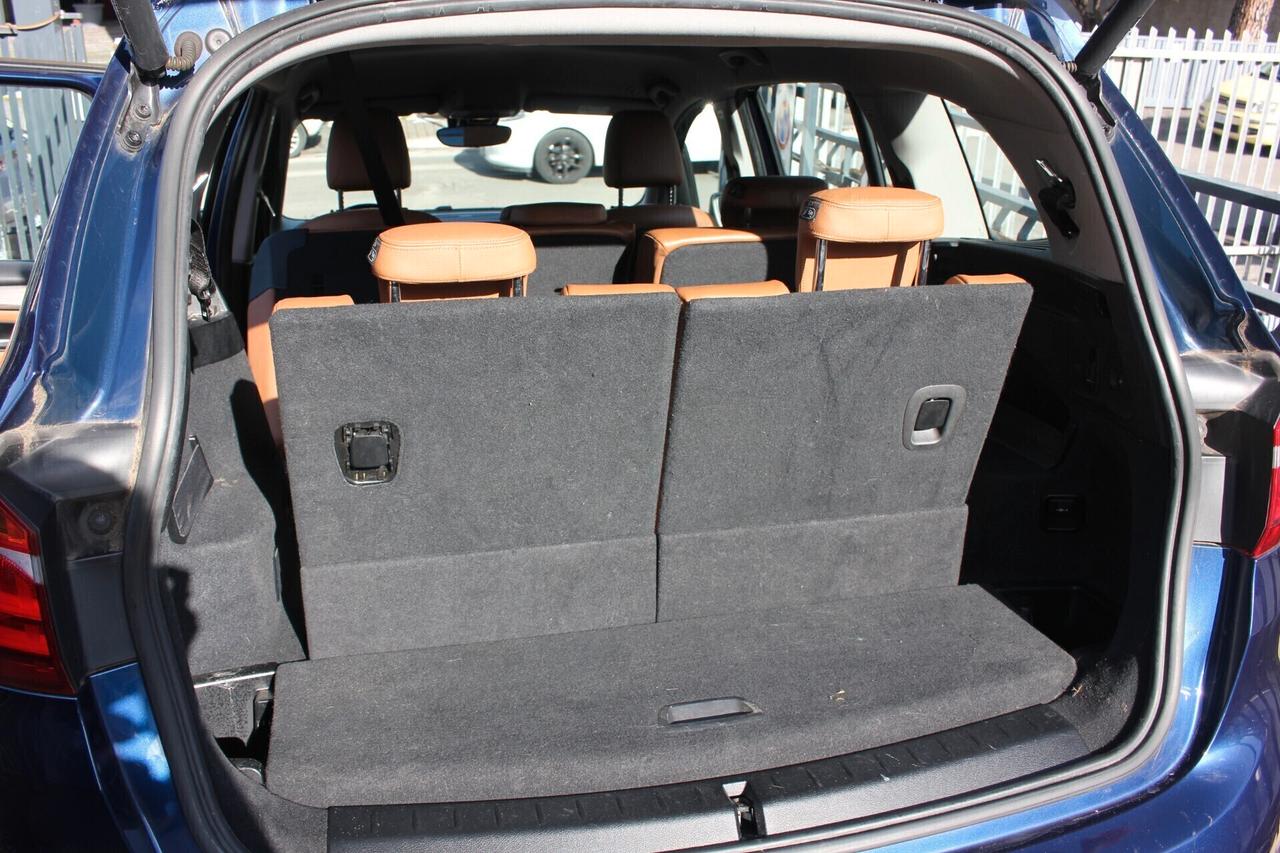 BMW 218d 7posti UNIPRO' *PREZZO VERO*automatica luxury CRONO TAGLIANDI