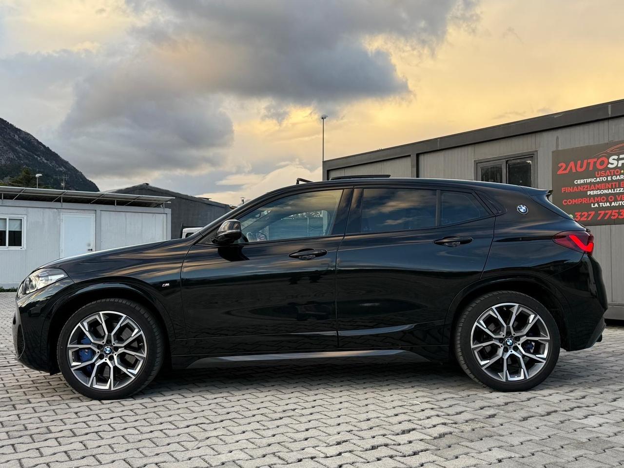 BMW X2 MSPORT XDRIVE 150CV UNICO PROPRIETARIO NAVI LED TETTO 2021